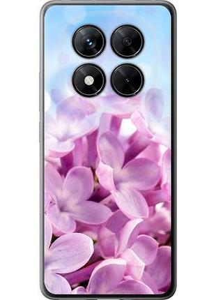 Чехол на xiaomi poco x7 сирень из силикона fch_0160007