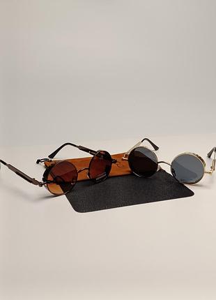 👓🕶️ круглые солнцезащитные очки на металлической оправе 👓🕶️
