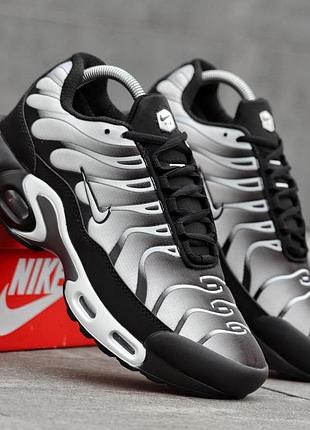 Чоловічі кросівки nike air max tn plus gore-tex сірі брендові кроси на осінь найк аір макс плюс гортекс
