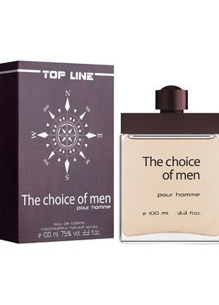 Туалетна вода чоловіча top line the choice of men 100 мл aroma perfume 0294