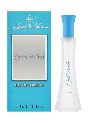 Туалетна вода жіноча lady charm gold welle 30 мл aroma parfume 1086