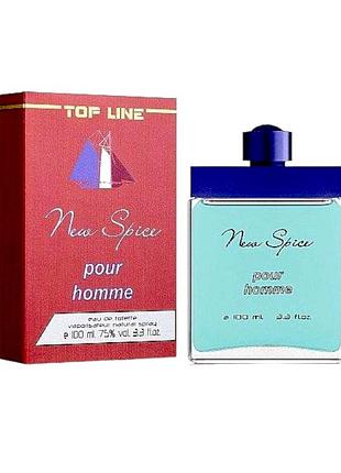 Туалетна вода чоловіча top line new spice 100 мл aroma perfume 0324