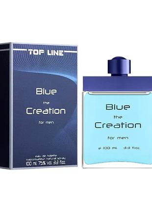 Туалетна вода чоловіча top line blue the creation aroma perfume 0287