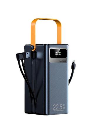 Зовнішній акумулятор wuw tugii-y106 （pd22.5w quick charge) 60000mah black