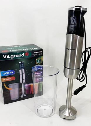 Блендер для детского питания пюре vilgrand vbh12010 1200 вт, блендер для приготовления детского питания rz-74