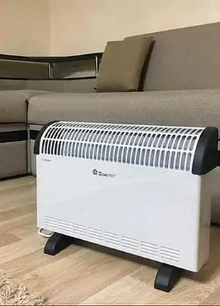 Компактный конвектор для обогрева domotec ms-5904 2000 вт, конвектор для дома экономный yp-61