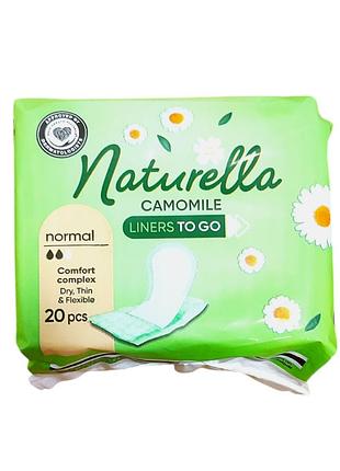 Ежедневные гигиенические прокладки naturella camomile нормал single 20 шт. индивид. упаковка 0561