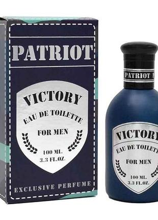 Туалетна вода для чоловіків 100мл victory тм patriot