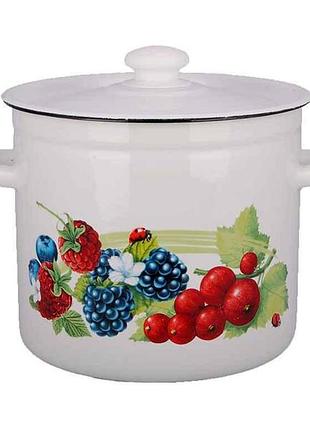 Каструля ем. 7,0л/2 цилиндрическая смузи (и1620/2) тм idilia