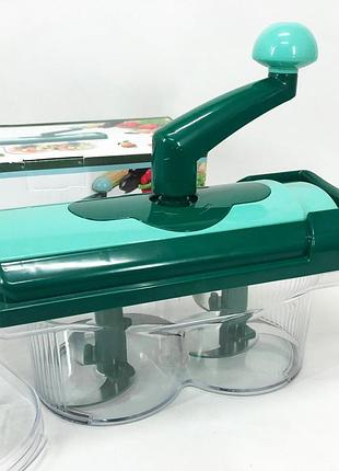Штука для нарізки овочів nicer dicer twist, шинковка терка ручна, овочерізка багато насадок bn-64