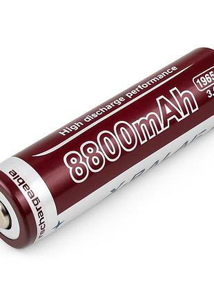 Литиевый аккумулятор 18650 x-balog 8800mah 4.2v li-ion литиевая аккумуляторная батарейка для фонариков za-56