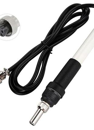 Паяльник quicko t12 907 / ручка для паяльных станций 942 / 946 / 951 / 952 / 956 / 4-pin черно-белый