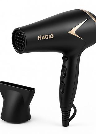 Фен для волос от сети magio mg-165 1200 вт, фен для укладки волос с функцией ионизации au-38