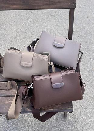 Сумка портфель кросс боді клатч спорт на шлейці текстильна багет міні замш david jones девид джонс 8303