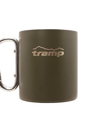 Термокружка tramp с карабином 350мл utrc-122 olive