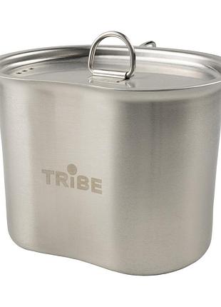 Котелок tribe scout 0,7 л стальной t-fh-0011-metal