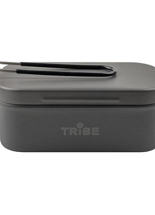 Контейнер для еды tribe lunch box alu t-fg-0016-grey