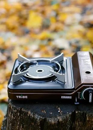 Газовая плита tribe ceramic t-hd-0004 brown