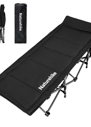 Кровать складная naturehike cnk2300ws010, полиэстер oxford / железо, черный