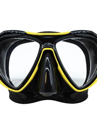 Маска marlin diamond black/yellow