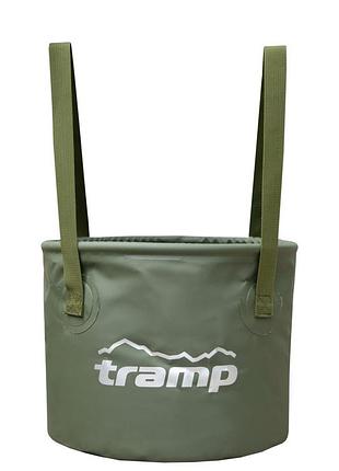 Ведро tramp пвх olive 12л utrc-071