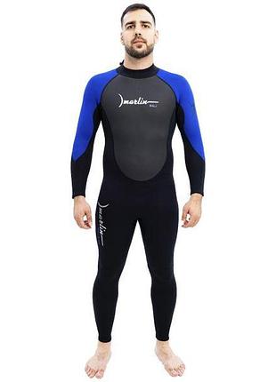 Гідрокостюм marlin bali man 2 мм blue/black l