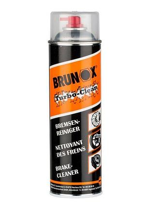 Универсальный очиститель для велосипеда, мотоцикла и мопеда, спрей brunox turbo-clean 500ml