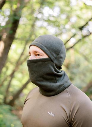 Балаклава флисовая tribe fleece balaclava t-kf-0021 os, olive