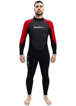 Гідрокостюм marlin bali man 2 мм red/black s