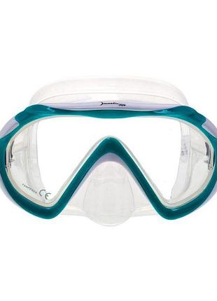 Детская подводная маска marlin joy green/white