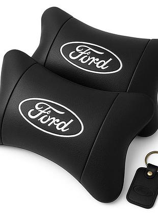 Подушка для салона авто ford, подголовник-подушка для автомобиля под шею подушка голови в авто dp-43