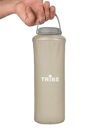 Бутылка tribe soft bottle 1,5 л tpu мягкая t-fe-0024-grey