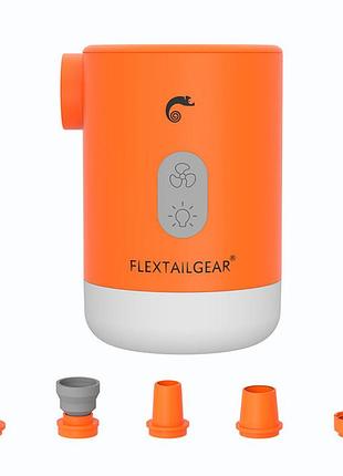 Насос-фонарь-powerbank кемпинговый flextail max pump 2 pro, оранжевый
