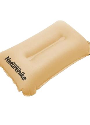 Подушка самонадувна naturehike sponge automatic nh17a001-l, жовта