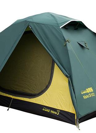 Палатка tramp nishe 3 (v2) green utrt-054