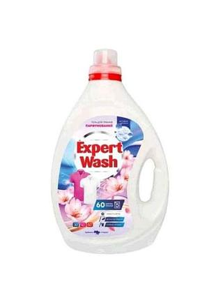 Гель для прання 3л універсальний парфумований свіжість квітів тм expert wash