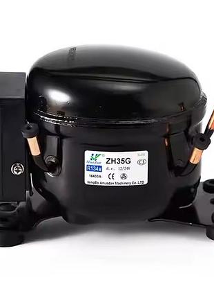 Компрессор для автохолодильника 12/24 вольт anuodan zh35g (r-134a, dc12v, dc24v)