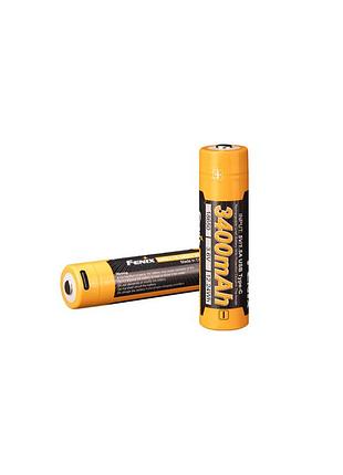Акумулятор 18650 fenix (3400 mah) type-c v3.0