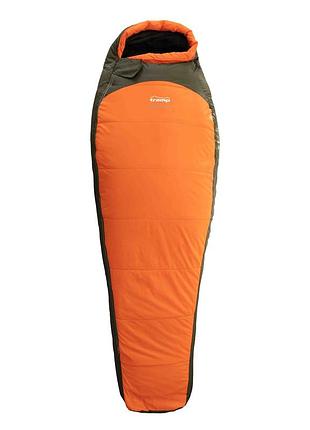 Спальный мешок tramp arctic long кокон правый orange/grey 225/80-55 utrs-048l