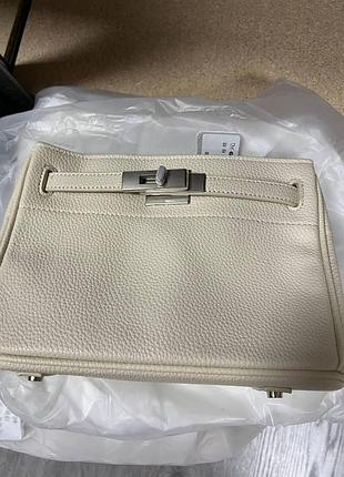 🤍 avoria bag cream/silver