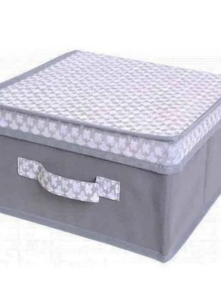Короб д/сохранения вещей 30*30*16 см, french grey тм кириченко