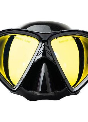 Маска marlin crystal black с просветленным стеклом