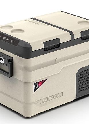Компрессорный автохолодильник alpicool tgs35 (lg) (38 литров). двухкамерный. до -20℃, (12, 24, 220 вольт)