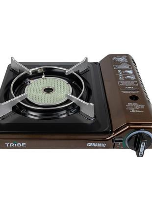 Газова плита tribe ceramic t-hd-0004, brown