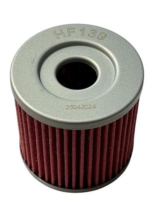 Фільтр масляний мото hf139 d44/h44 "hiflo" тайланд