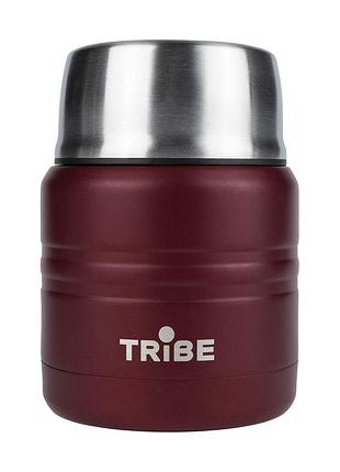 Термос tribe food jar пищевой 0,35 л t-de-0021, red