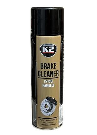 Засіб для очищення гальм і частин гальмівної системи k2 brake cleaner 500мл. w104