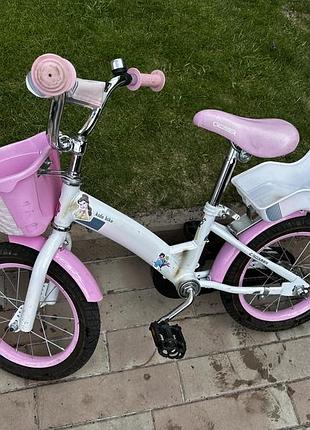 Дитячий велосипед crosser kids bike 14" рожевий