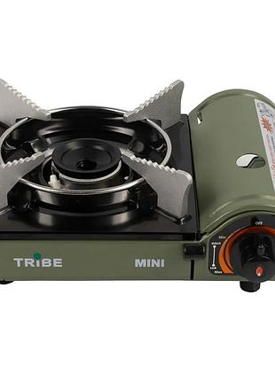 Газовая плита tribe mini портативная t-hd-0010 olive