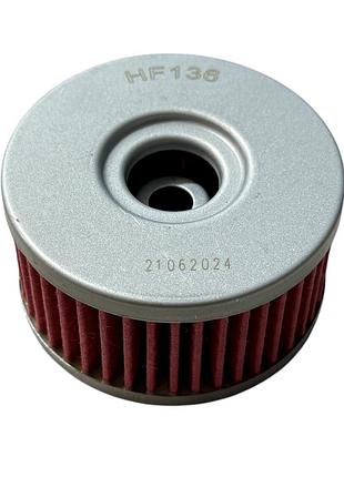 Фільтр масляний мото hf136 d60/h33 "hiflo" тайланд
